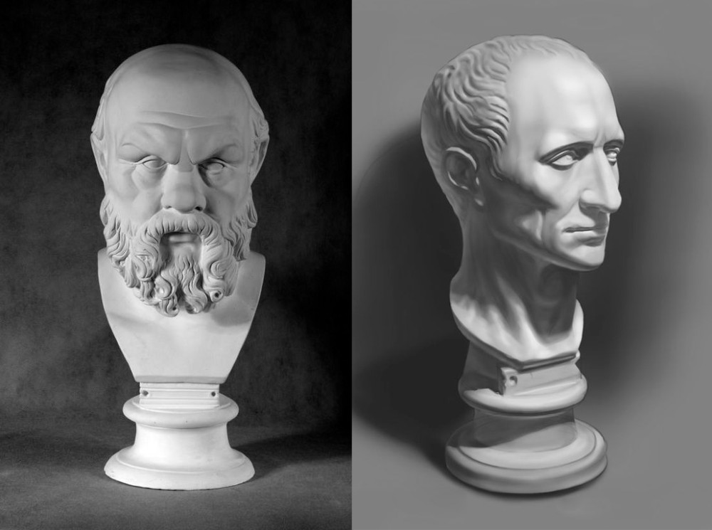 2364.jpg - Череп, экорше Гудона, обрубовка, голова